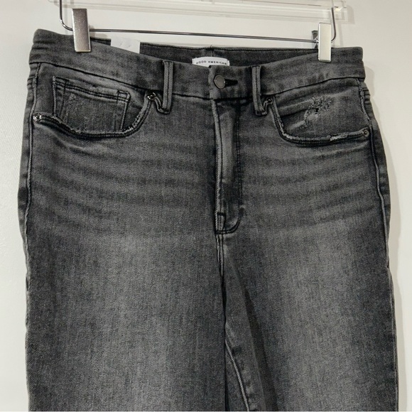 NWT Good American Good Legs High Rise Denim in Black152 14/32 - Picture 5 of 9